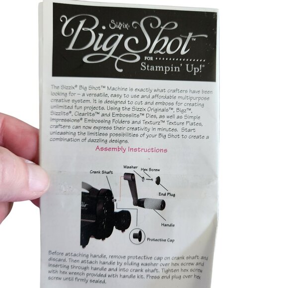 Sizzix Big Shot Die-Cutting & Embossing Machine With Multipurpose Platform & Emb - Picture 8 of 8